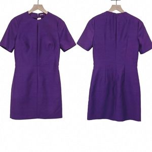 Adam Lippes Sheath Dress Mini Keyhole Virgin Wool Silk Blend NEW NWT MRSP $1250